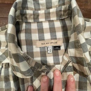 See by Chloe Dress - Size 6 - Plaid Pattern